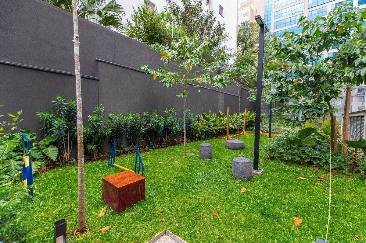 Apartamento Garden em Moema 68m² 1 dorm 1 vaga Alameda dos Arapanés São Paulo - 