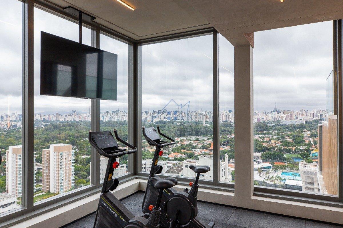 Apartamento Garden em Moema 68m² 1 dorm 1 vaga Alameda dos Arapanés São Paulo - 