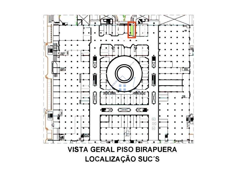 Conjuntgo Comercial no Shopping Ibirapuera 48m² 2 vagas Avenida Ibirapuera São Paulo - 