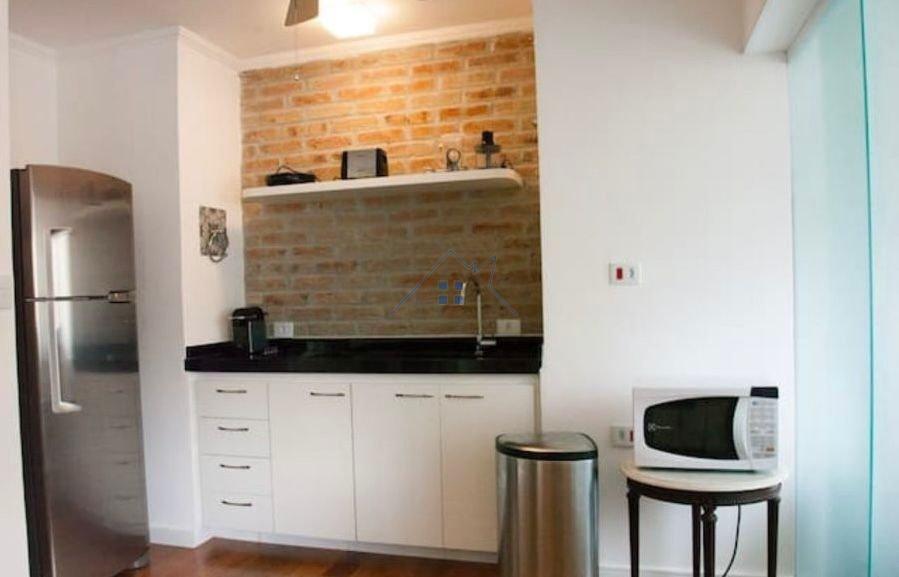 Apartamento no Itaim Bibi com 105m² dorm 1 suíte Rua Pedroso Alvarenga São Paulo - 