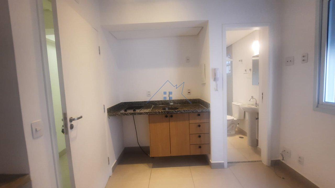 Studio no Campos Elíseos com 12m² próximo ao metrô Rua Barão de Campinas São Paulo - 