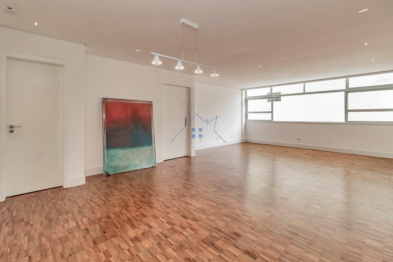 Apartamento Reformado em Cerqueira César com 214m² 3 suítes 2 vagas Alameda Tietê São Paulo - 