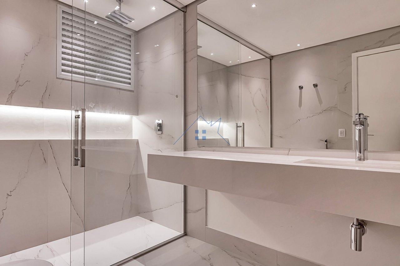 Apartamento Reformado em Cerqueira César com 214m² 3 suítes 2 vagas Alameda Tietê São Paulo - 