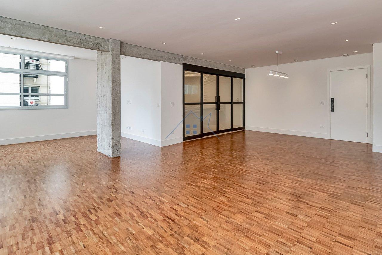 Apartamento Reformado em Cerqueira César com 214m² 3 suítes 2 vagas Alameda Tietê São Paulo - 