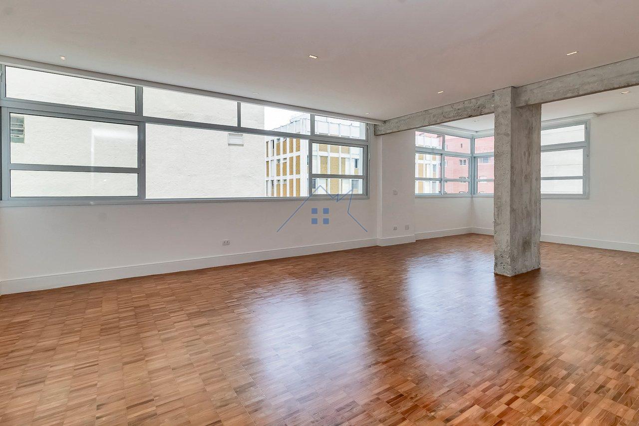 Apartamento Reformado em Cerqueira César com 214m² 3 suítes 2 vagas Alameda Tietê São Paulo - 