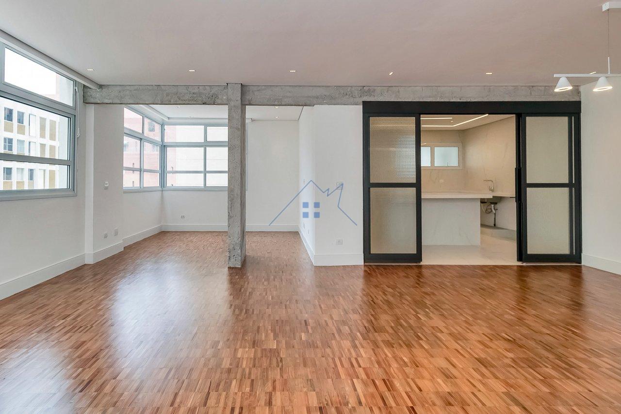 Apartamento Reformado em Cerqueira César com 214m² 3 suítes 2 vagas Alameda Tietê São Paulo - 
