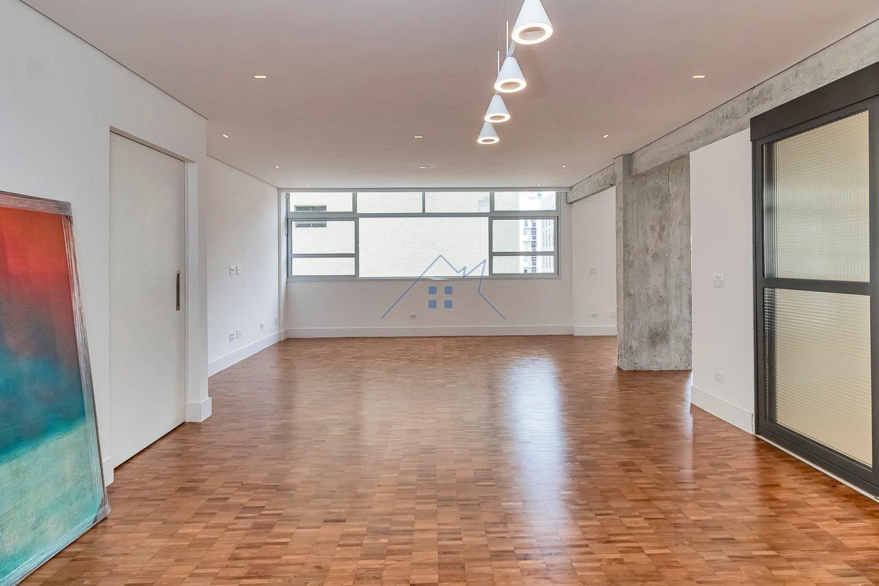 Apartamento Reformado em Cerqueira César com 214m² 3 suítes 2 vagas Alameda Tietê São Paulo - 