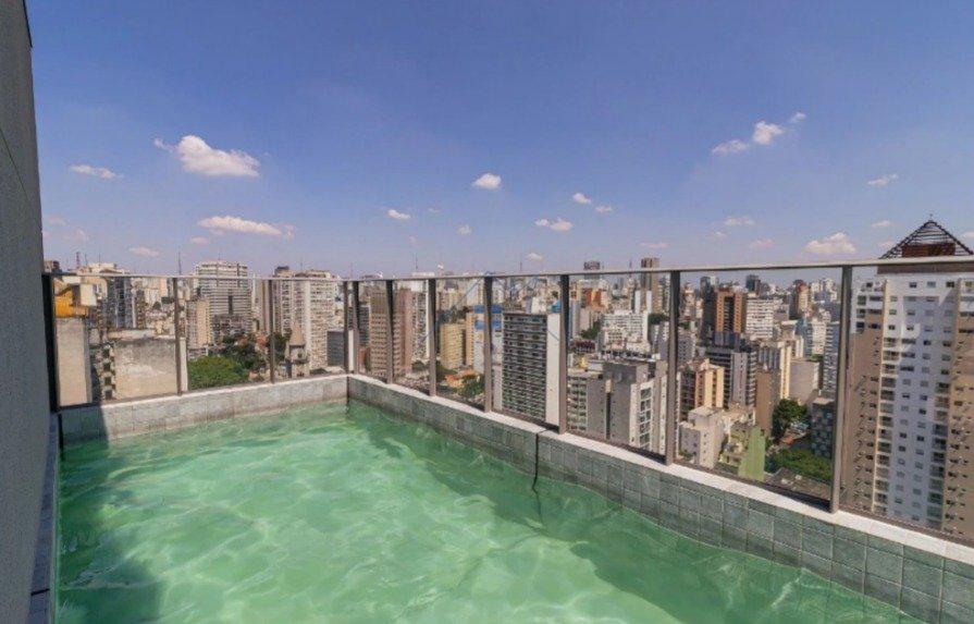 Studio Reformado e Mobiliado na República 24,90m² Rua Bento Freitas São Paulo - 
