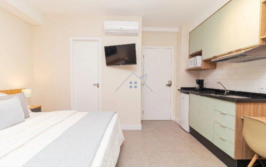 Studio Reformado e Mobiliado na República 24,90m² Rua Bento Freitas São Paulo - 
