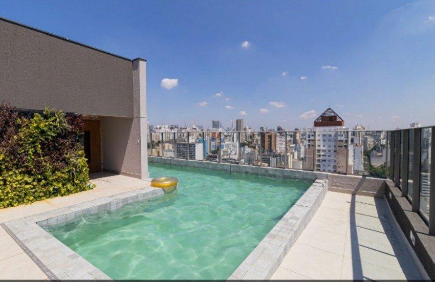 Studio Reformado e Mobiliado na República 24,90m² Rua Bento Freitas São Paulo - 