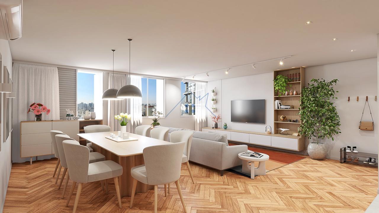 Apartamento com 115m² em Cerqueira César 2 suítes 2 vagas Rua da Consolação São Paulo - 
