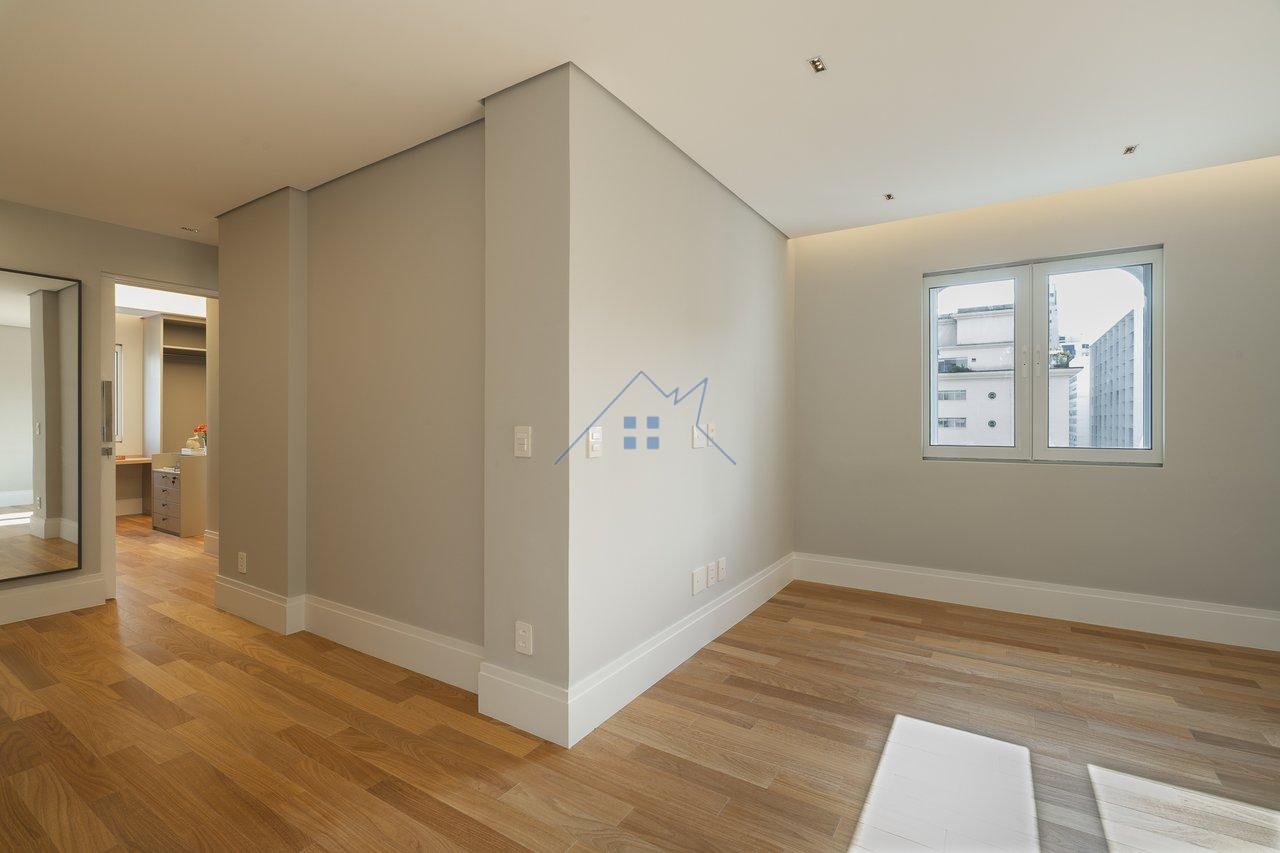 Amplo apartamento no Jd América 270m² 3 suítes 3 vagas Rua Bela Cintra São Paulo - 