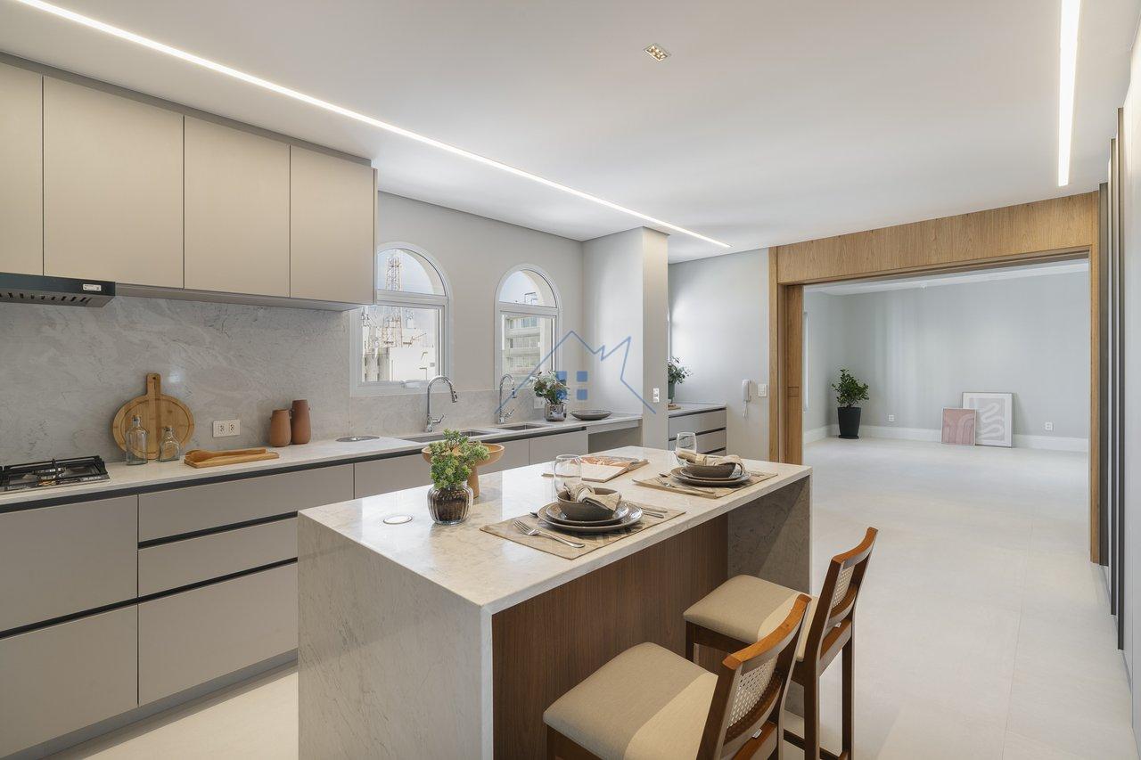 Amplo apartamento no Jd América 270m² 3 suítes 3 vagas Rua Bela Cintra São Paulo - 