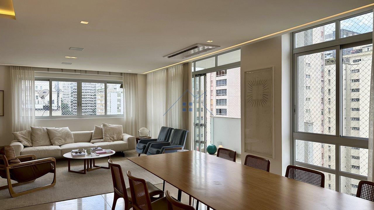 Apartamento no Jd Paulista 226m² 3 dorm 1 suíte 2 vagas Alameda Casa Branca São Paulo - 