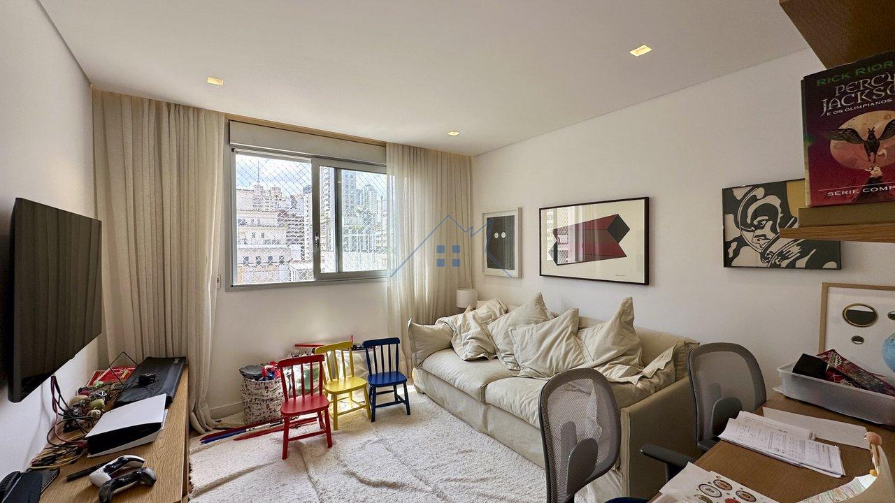 Apartamento no Jd Paulista 226m² 3 dorm 1 suíte 2 vagas Alameda Casa Branca São Paulo - 