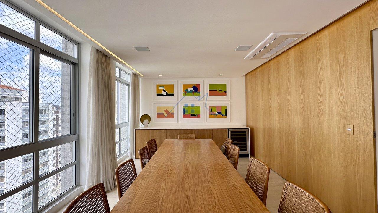 Apartamento no Jd Paulista 226m² 3 dorm 1 suíte 2 vagas Alameda Casa Branca São Paulo - 
