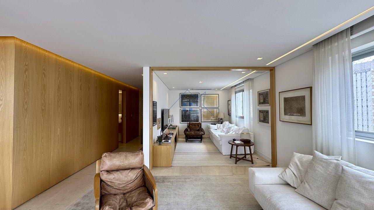 Apartamento no Jd Paulista 226m² 3 dorm 1 suíte 2 vagas Alameda Casa Branca São Paulo - 