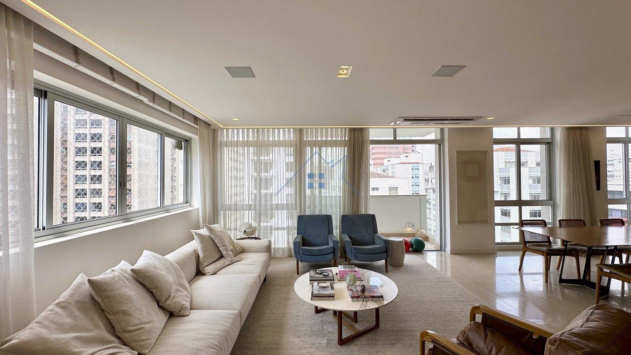 Apartamento no Jd Paulista 226m² 3 dorm 1 suíte 2 vagas Alameda Casa Branca São Paulo - 