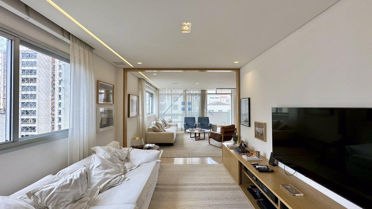 Apartamento no Jd Paulista 226m² 3 dorm 1 suíte 2 vagas Alameda Casa Branca São Paulo - 