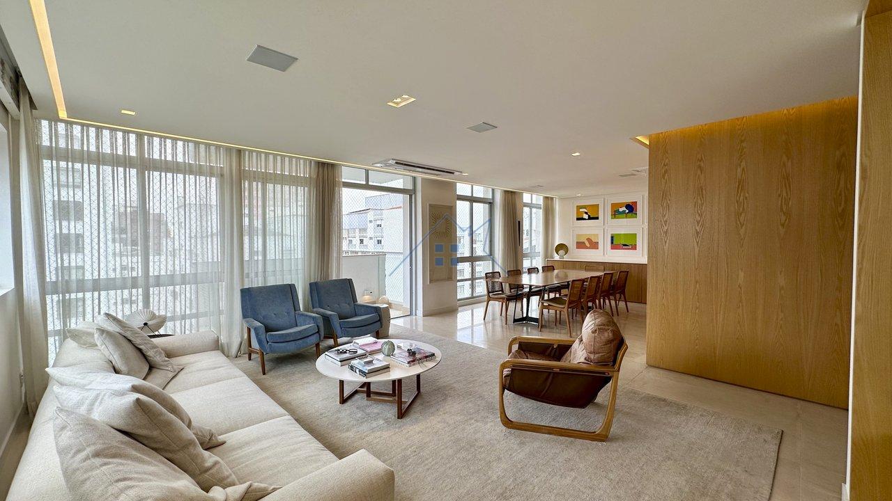 Apartamento no Jd Paulista 226m² 3 dorm 1 suíte 2 vagas Alameda Casa Branca São Paulo - 