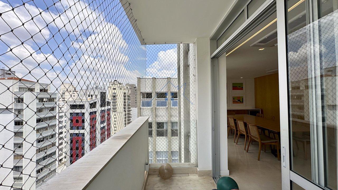 Apartamento no Jd Paulista 226m² 3 dorm 1 suíte 2 vagas Alameda Casa Branca São Paulo - 
