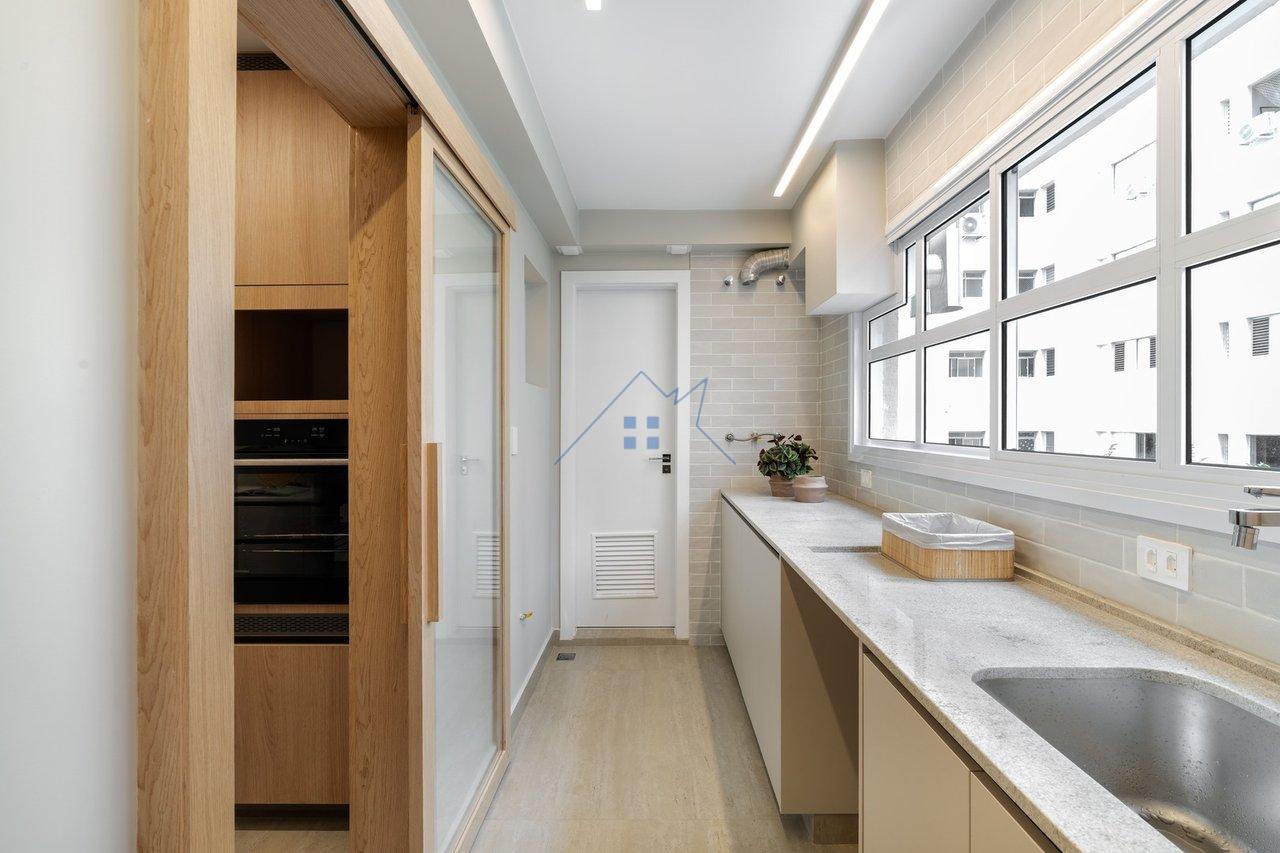 Apartamento Reformado no Jardim Paulista 170m² 3 dorm 1 suíte 1 vaga Alameda Joaquim Eugênio de Lima São Paulo - 