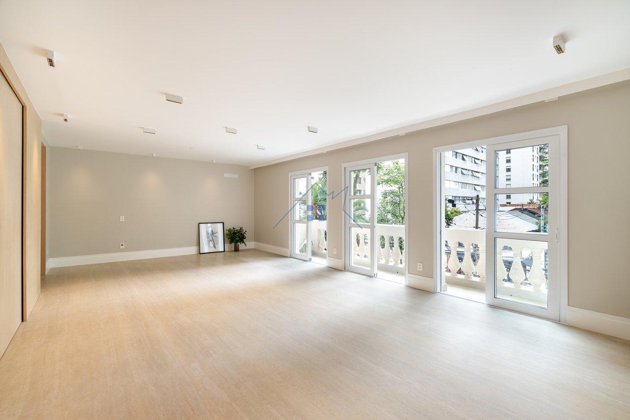 Apartamento Reformado no Jardim Paulista 170m² 3 dorm 1 suíte 1 vaga Alameda Joaquim Eugênio de Lima São Paulo - 