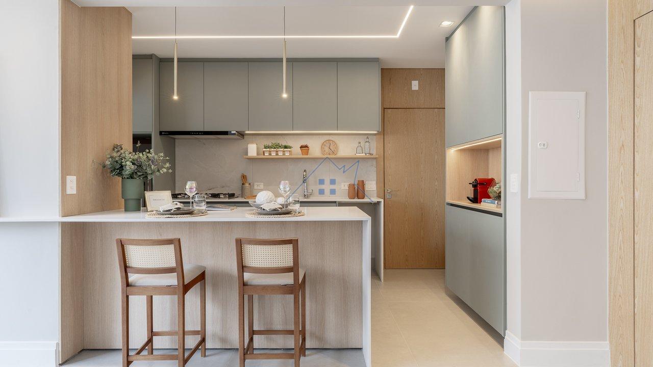 Apartamento na Vila Nova Conceição com 130m² 2 dorm 1 suíte 1 vaga Rua Domingos Fernandes São Paulo - 