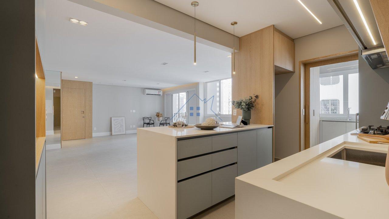 Apartamento na Vila Nova Conceição com 130m² 2 dorm 1 suíte 1 vaga Rua Domingos Fernandes São Paulo - 
