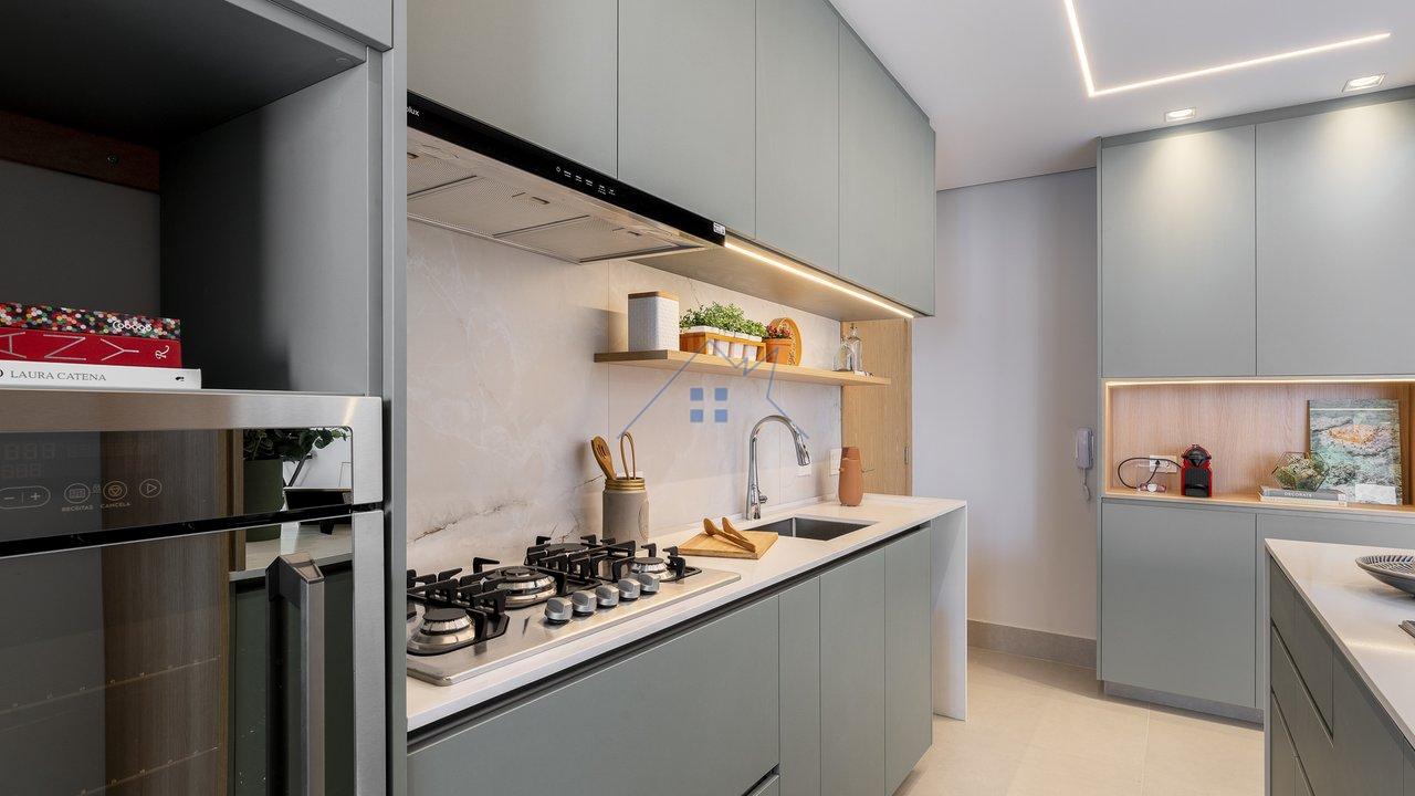 Apartamento na Vila Nova Conceição com 130m² 2 dorm 1 suíte 1 vaga Rua Domingos Fernandes São Paulo - 