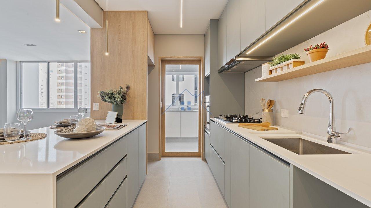 Apartamento na Vila Nova Conceição com 130m² 2 dorm 1 suíte 1 vaga Rua Domingos Fernandes São Paulo - 