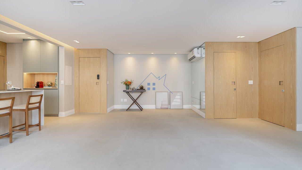 Apartamento na Vila Nova Conceição com 130m² 2 dorm 1 suíte 1 vaga Rua Domingos Fernandes São Paulo - 