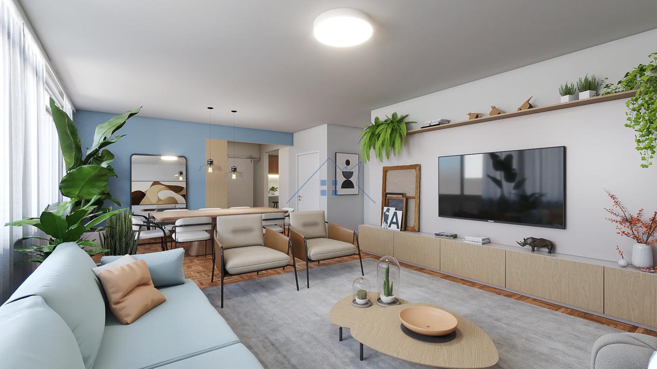 Apartamento 155m² no Paraíso 03 dorm 2 suítes 2 vagas Rua Manuel da Nóbrega São Paulo - 