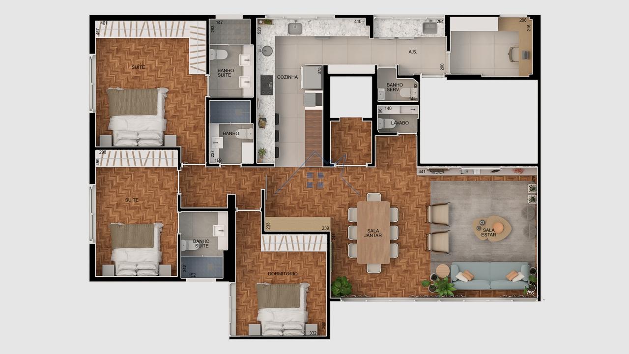 Apartamento 155m² no Paraíso 03 dorm 2 suítes 2 vagas Rua Manuel da Nóbrega São Paulo - 