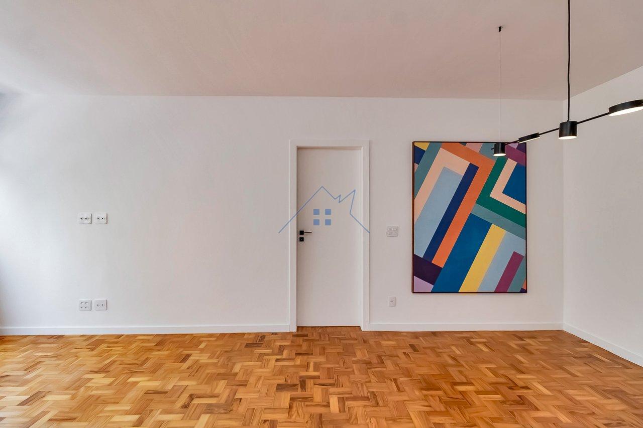 Apartamento reformado no Jardim Paulista 3 dorm 1 suíte 1 vaga Alameda Joaquim Eugênio de Lima São Paulo - 