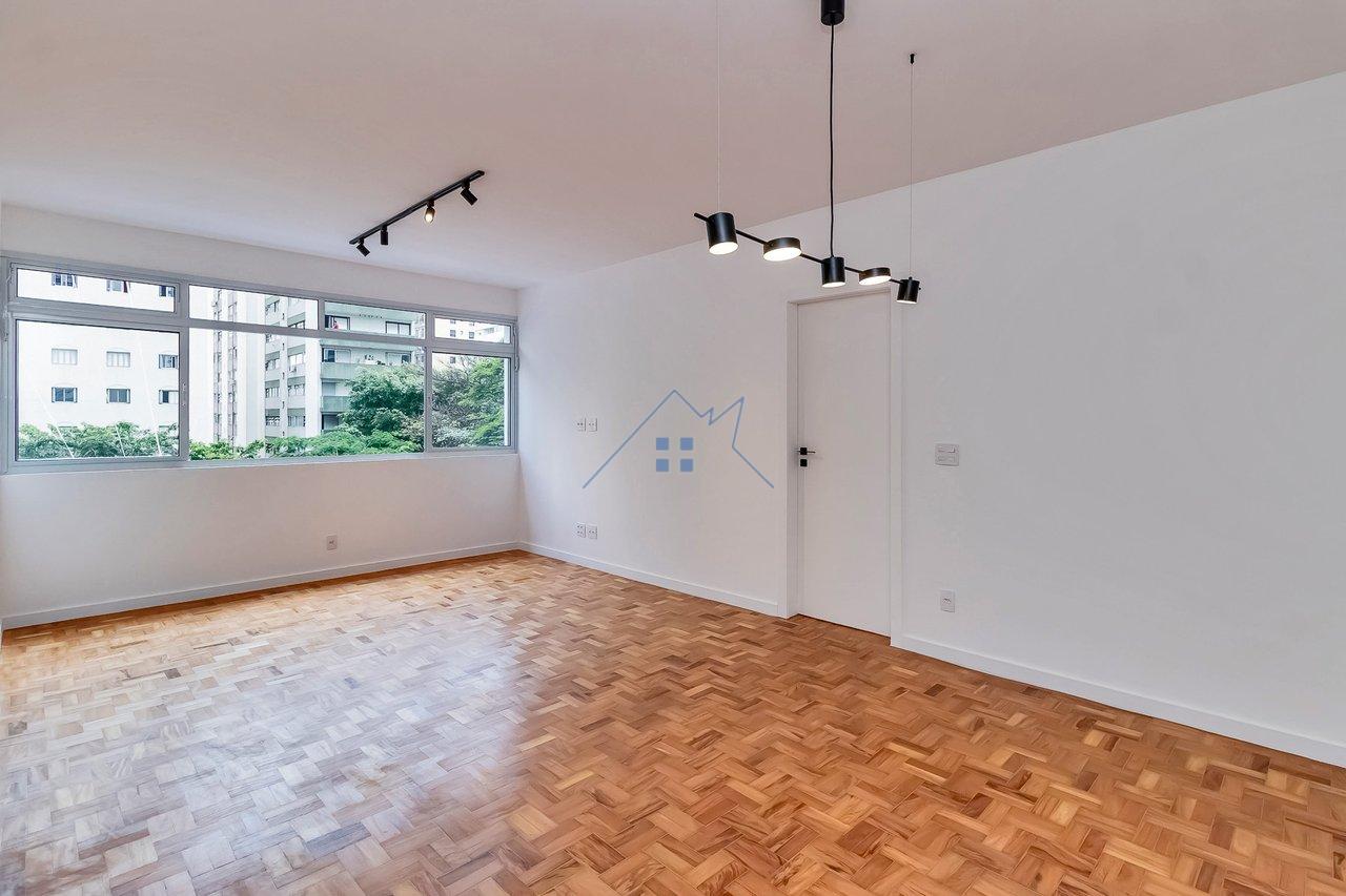 Apartamento reformado no Jardim Paulista 3 dorm 1 suíte 1 vaga Alameda Joaquim Eugênio de Lima São Paulo - 