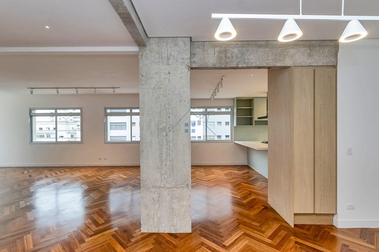 Apartamento em Higienópolis com 230m² 3 dorm 1 suíte 2 vagas Rua Maranhão São Paulo - 