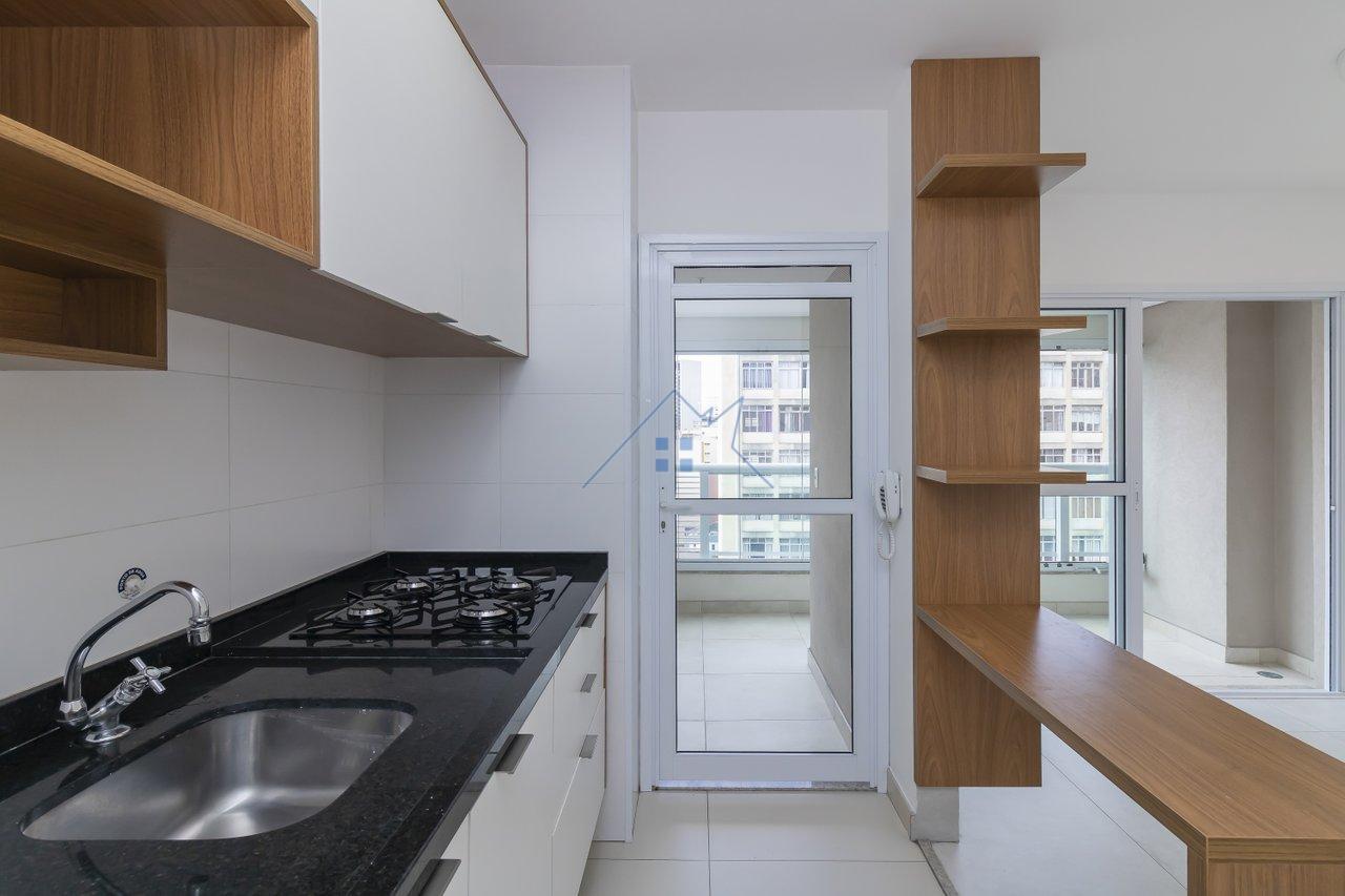 Apartamento com 39m² na Vila Buarque 01 dorm 01 vaga Rua Santa Isabel São Paulo - 