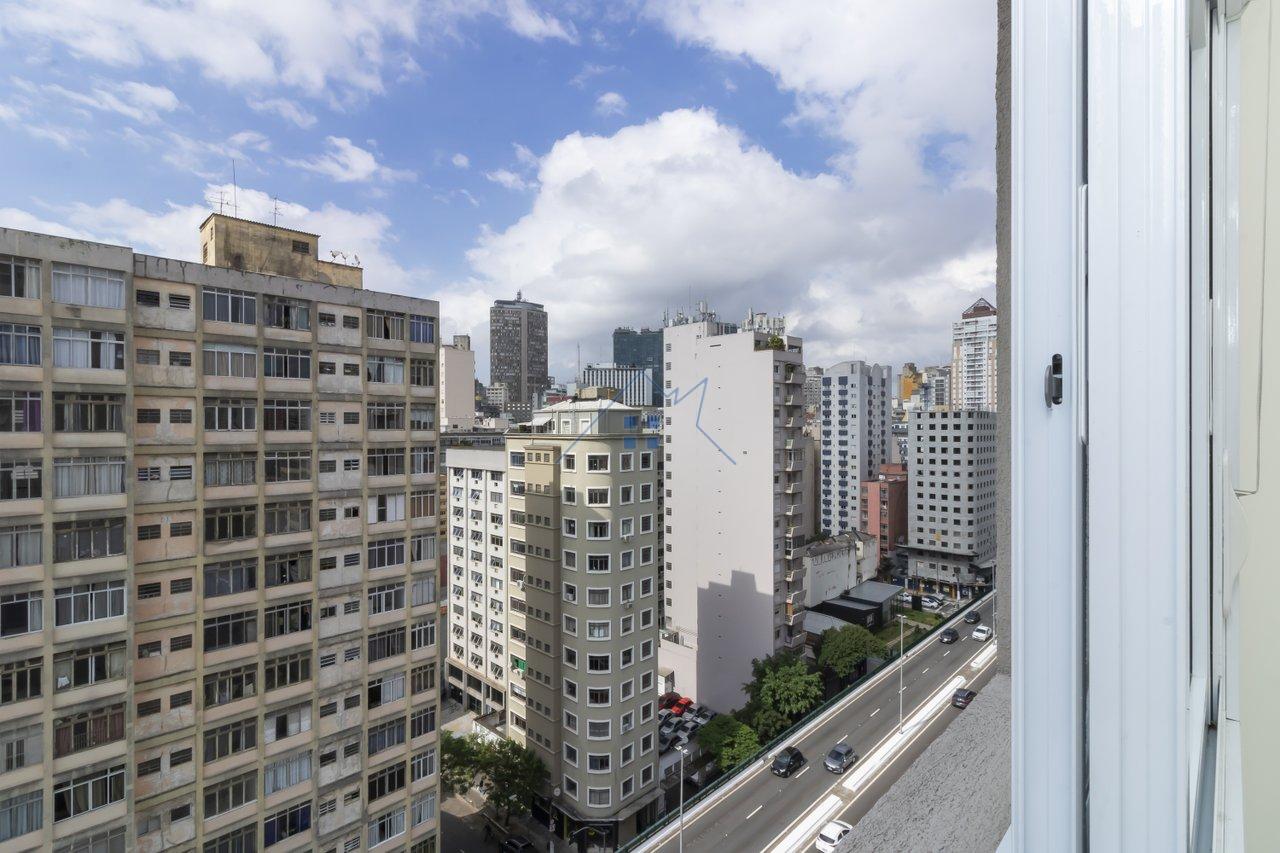Apartamento com 39m² na Vila Buarque 01 dorm 01 vaga Rua Santa Isabel São Paulo - 