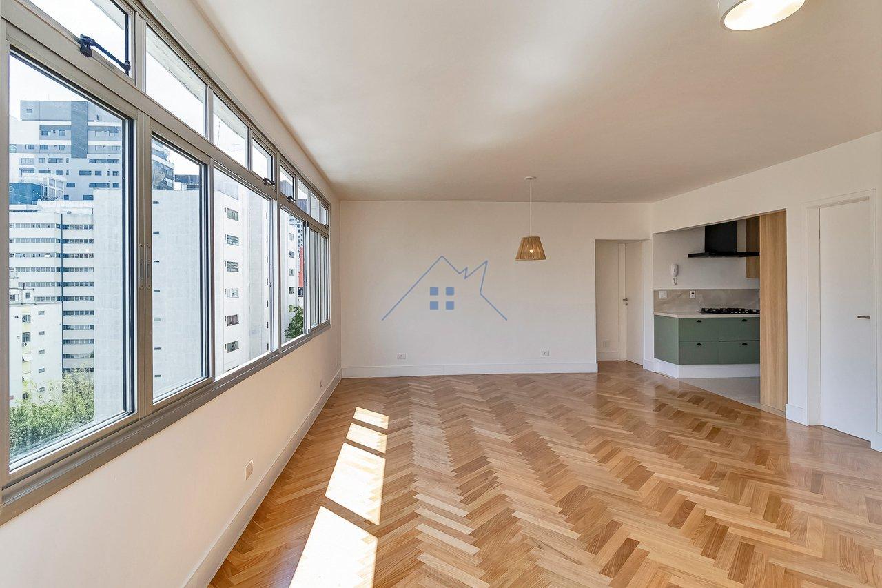 Apartamento com 113m² no Jardim Paulista 02 suítes 01 vaga Alameda Franca São Paulo - 