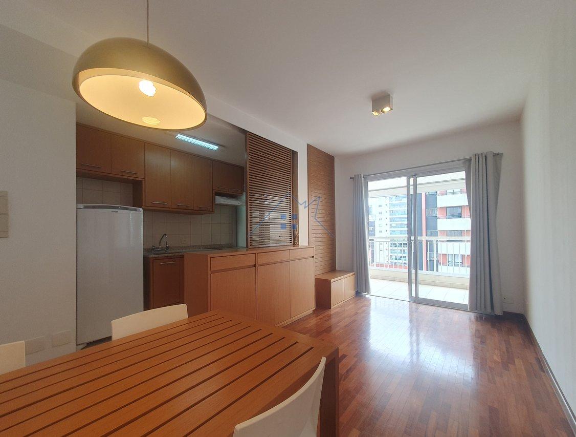 Apartamento 47m&sup2; no Brooklin 1 dorm 1 su&iacute;te 1 vaga Rua Sansão Alves dos Santos São Paulo - 