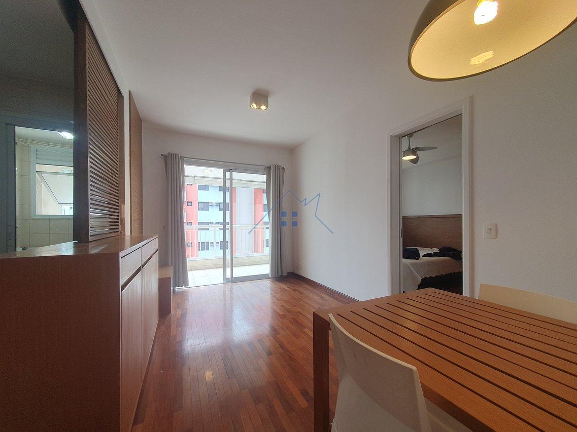 Apartamento 47m&sup2; no Brooklin 1 dorm 1 su&iacute;te 1 vaga Rua Sansão Alves dos Santos São Paulo - 
