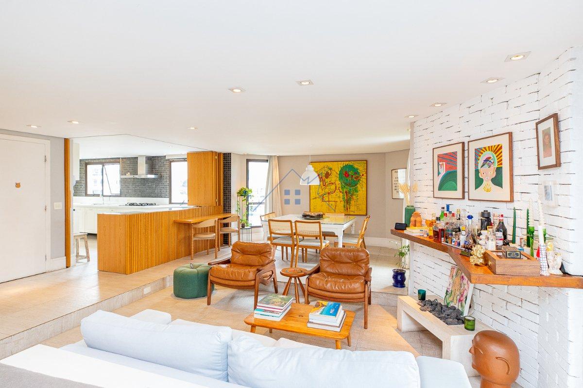 Apartamento 172m² em Moema 3 suítes 3 vagas Avenida Jandira São Paulo - 