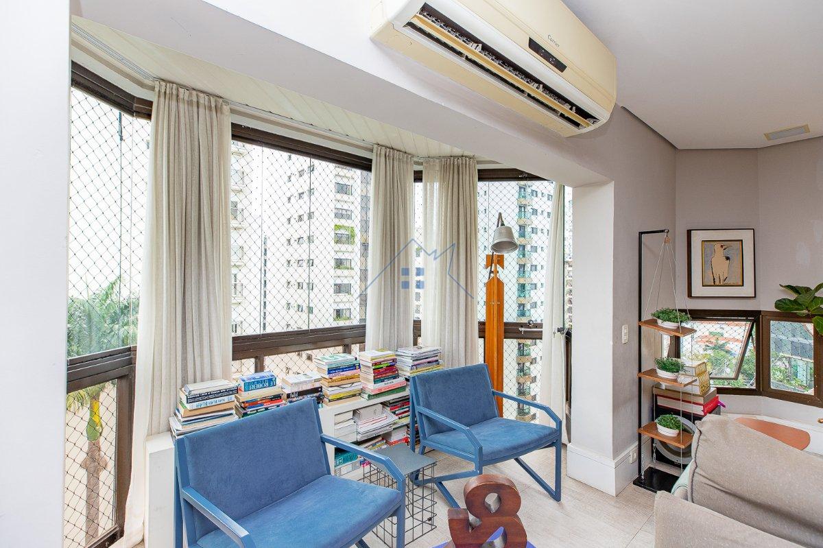 Apartamento 172m² em Moema 3 suítes 3 vagas Avenida Jandira São Paulo - 