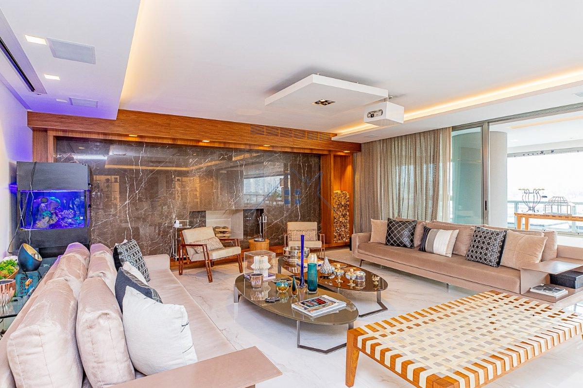 Apartamento 485m² no Campo Belo 3 suítes 5 vagas Rua Zacarias de Gois São Paulo - 