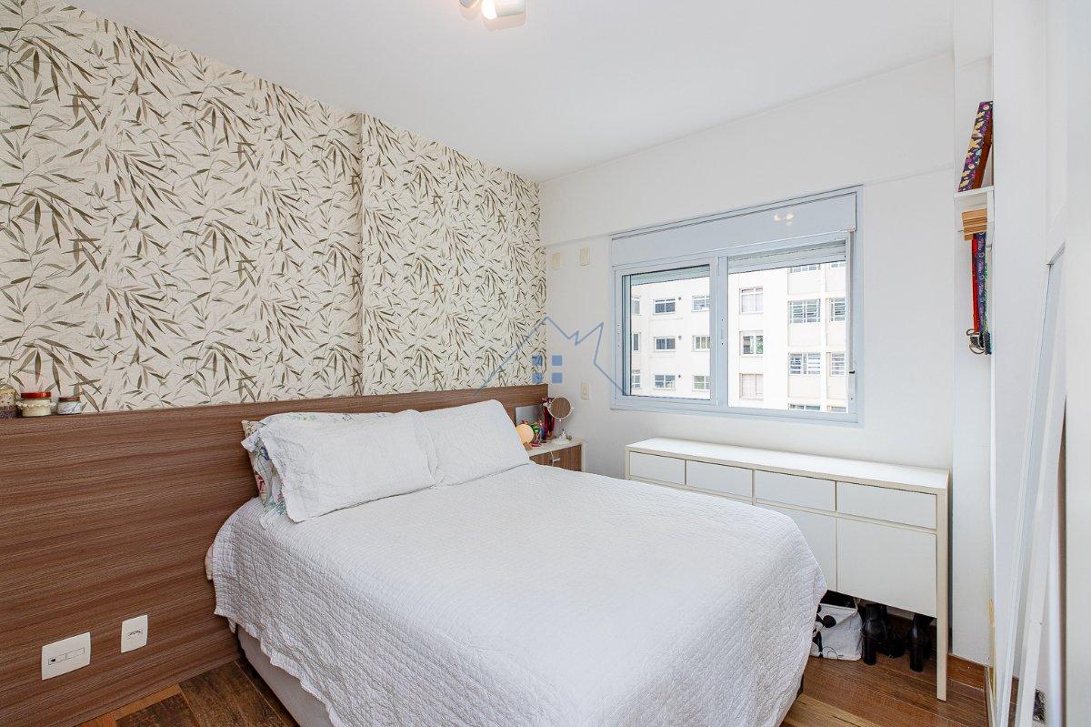 Apartamento 45m² na Bela Vista 1 dorm 1 suíte 1 vaga Rua Carlos Sampaio São Paulo - 