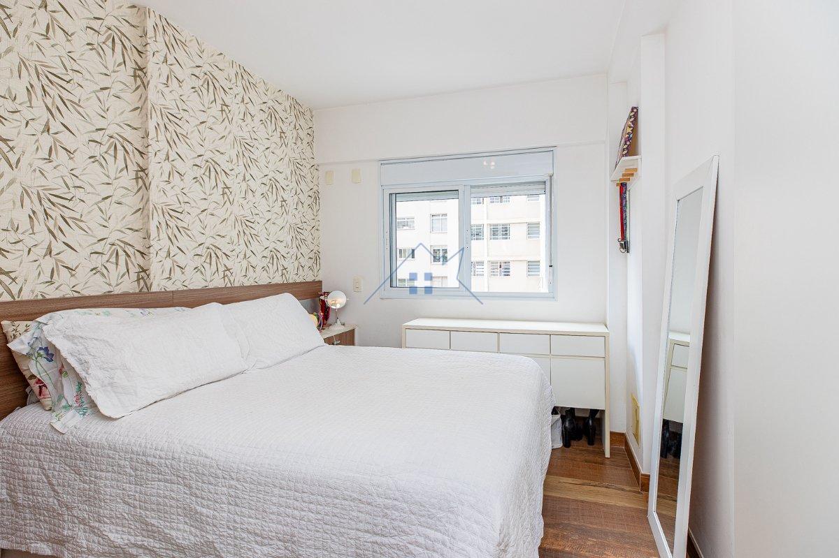 Apartamento 45m² na Bela Vista 1 dorm 1 suíte 1 vaga Rua Carlos Sampaio São Paulo - 