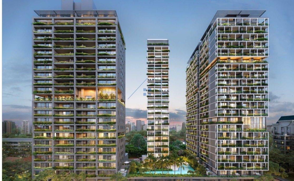 Apartamento 127m² no Campo Belo 3 suítes 2 vagas Rua Otávio Tarquínio de Sousa São Paulo - 
