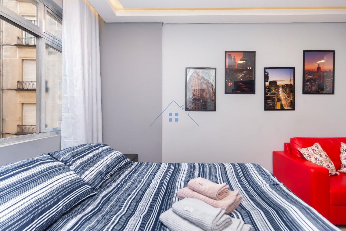 Apartamento 34m² na República 1 dorm 1 vaga Avenida Ipiranga São Paulo - 