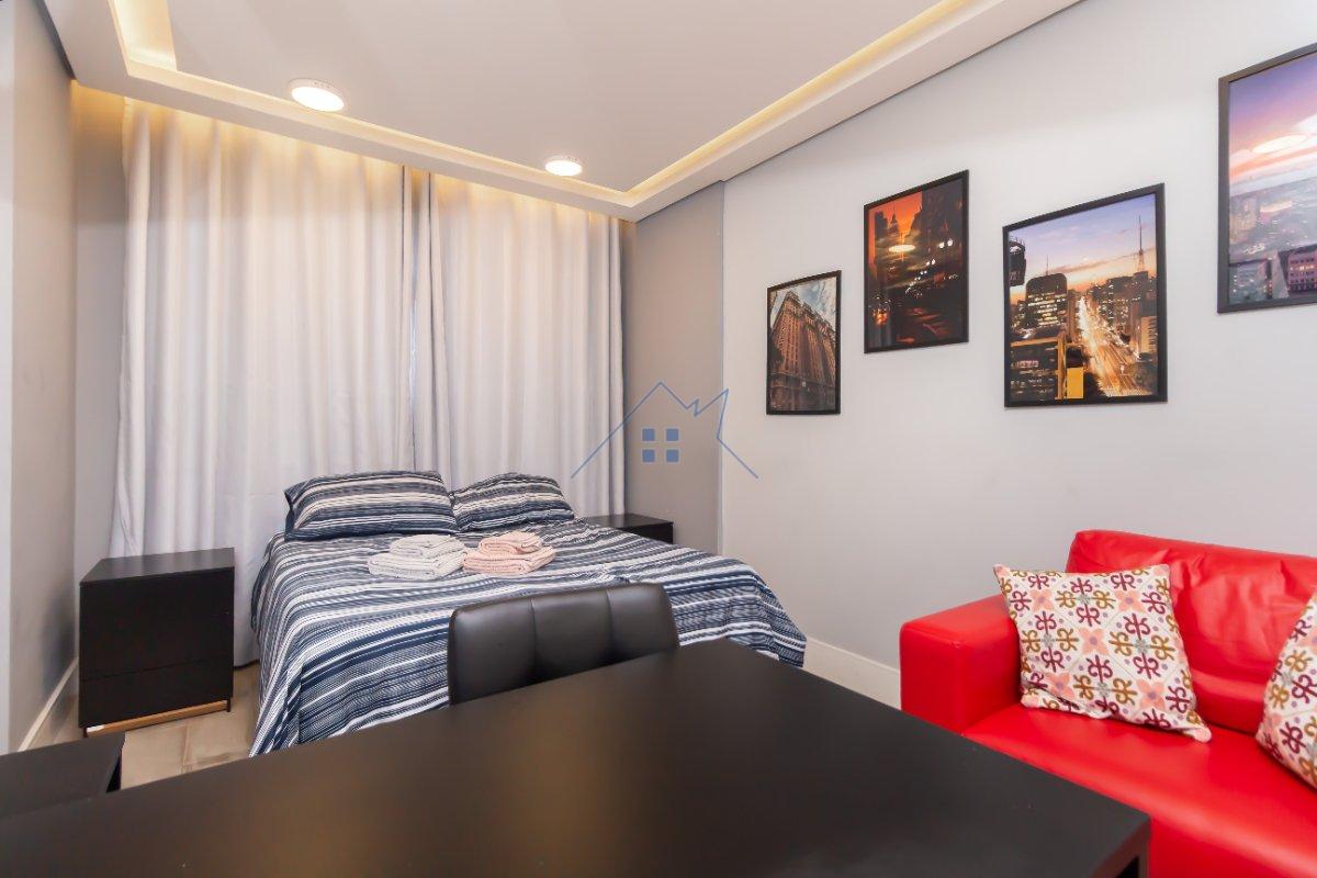 Apartamento 34m² na República 1 dorm 1 vaga Avenida Ipiranga São Paulo - 